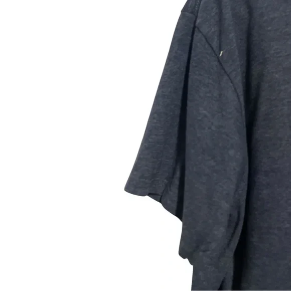 DC Logo Tee in Charcoal and Maroon - Picture 2 of 5